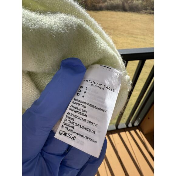 AE American Eagle Oversized Sweater This Feels Seriously Huggable NWOT - Picture 6 of 7